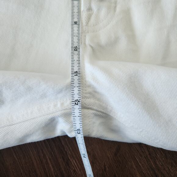 ALEX MILL Alek Relaxed Wide Leg Jeans 31 Sea Salt White Classic Minimalist Denim - Picture 8 of 9